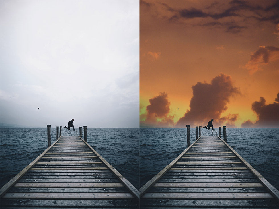How to Change Boring Skies into AMAZING Skies in Photoshop + Free Overlay