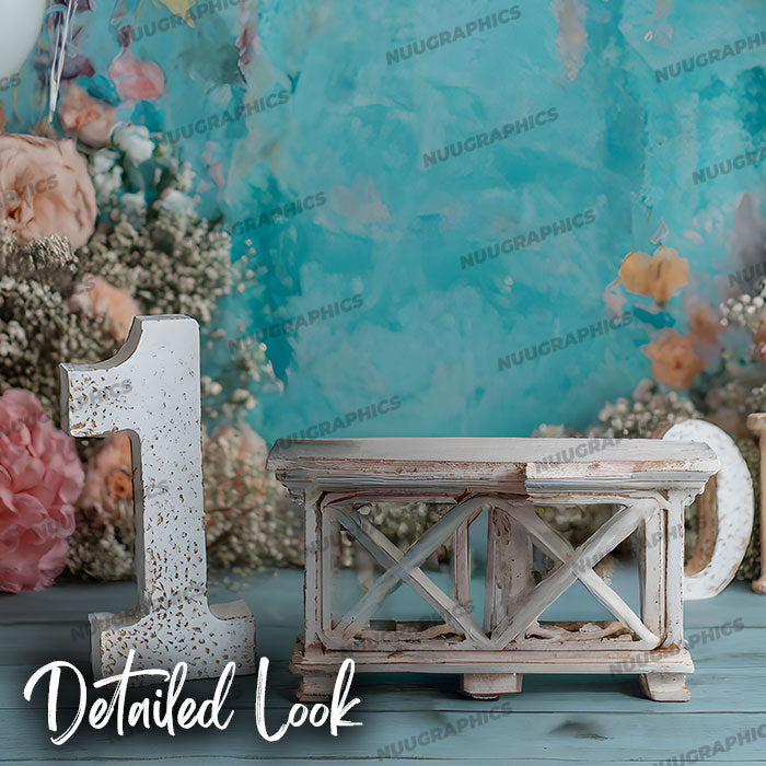 1st Birthday - Digital Backdrop