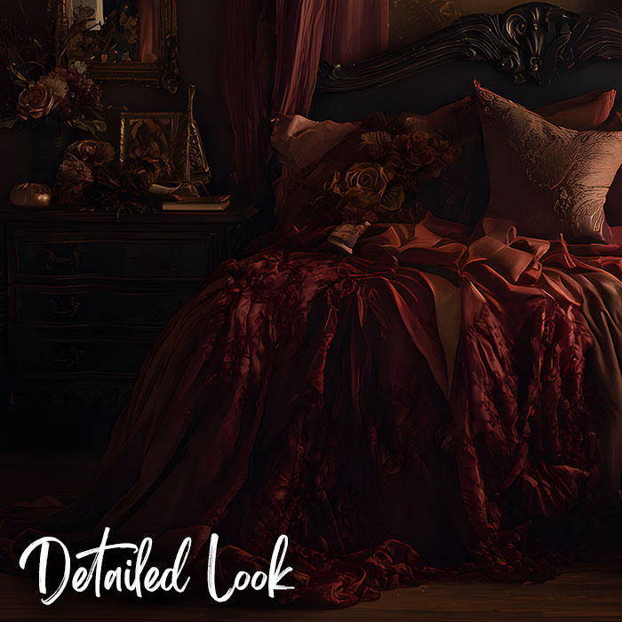 Luxurious Boudoir Bed – Digital Backdrop