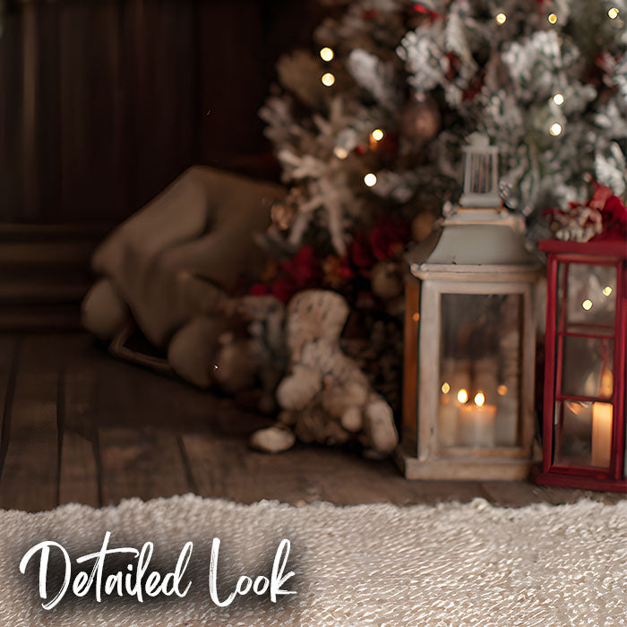 Cozy Christmas Scene - Digital Backdrop