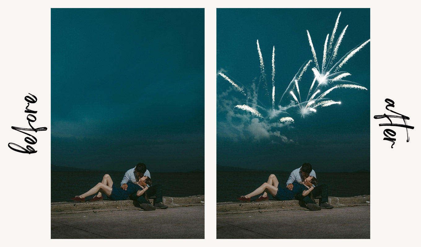 Firework Overlays - For Photoshop & More