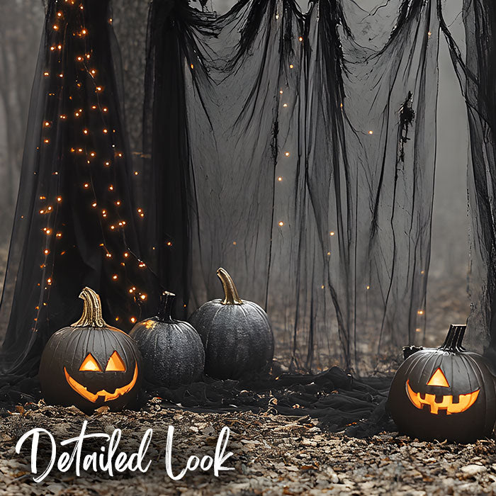 Halloween Outdoor Booth - Digital Backdrop