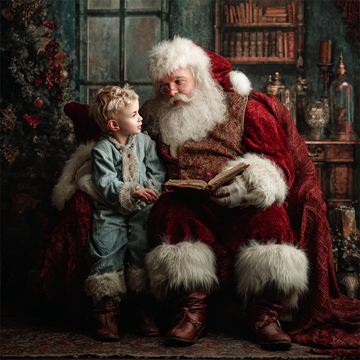 Santa - Digital Backdrop