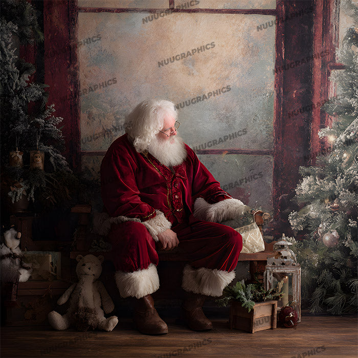 Santa's Lap - Digital Backdrop