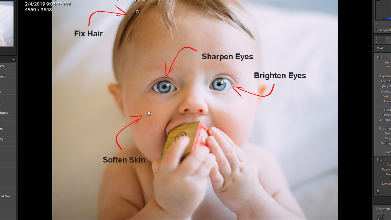Newborn Presets & Brushes - For Lightroom