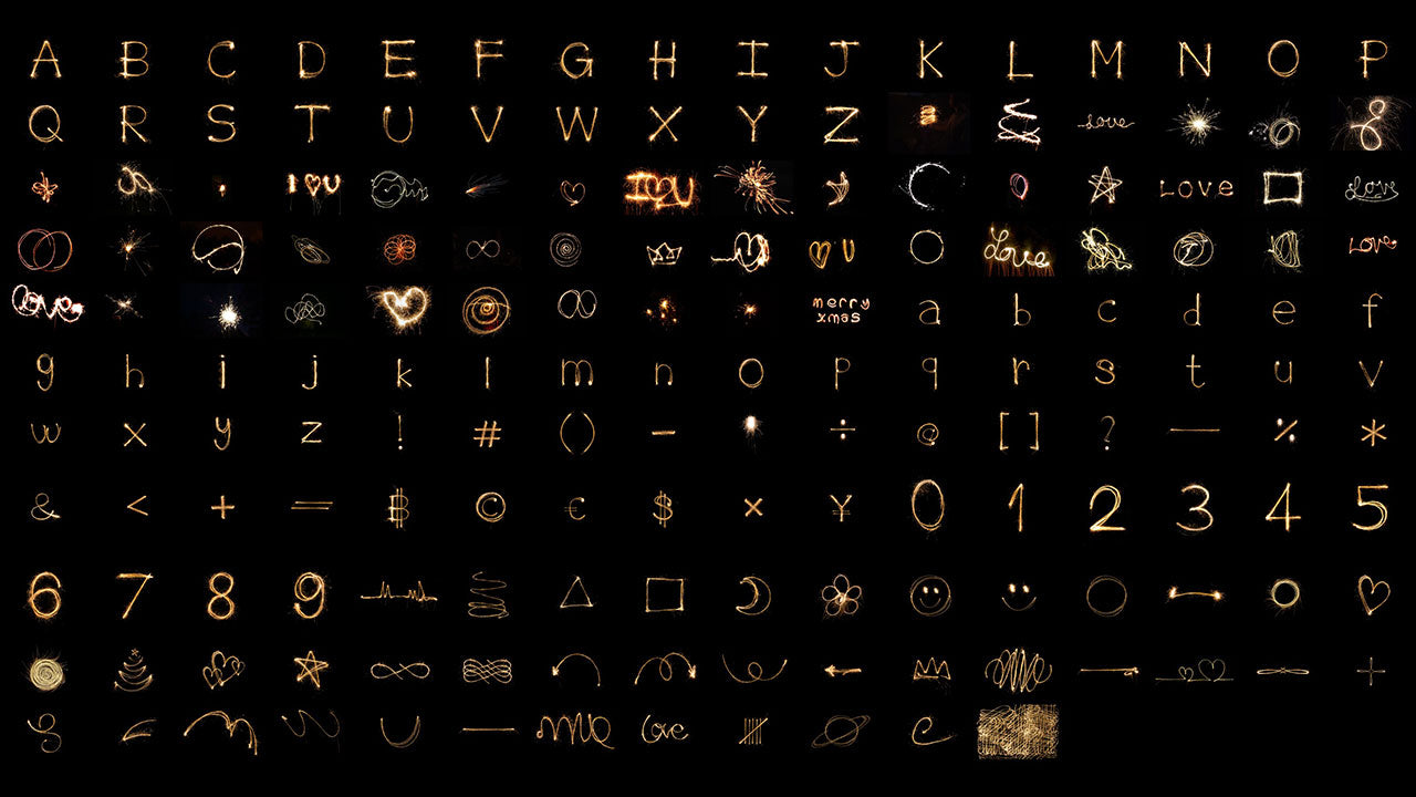 Sparkler Overlays - For Photoshop & More