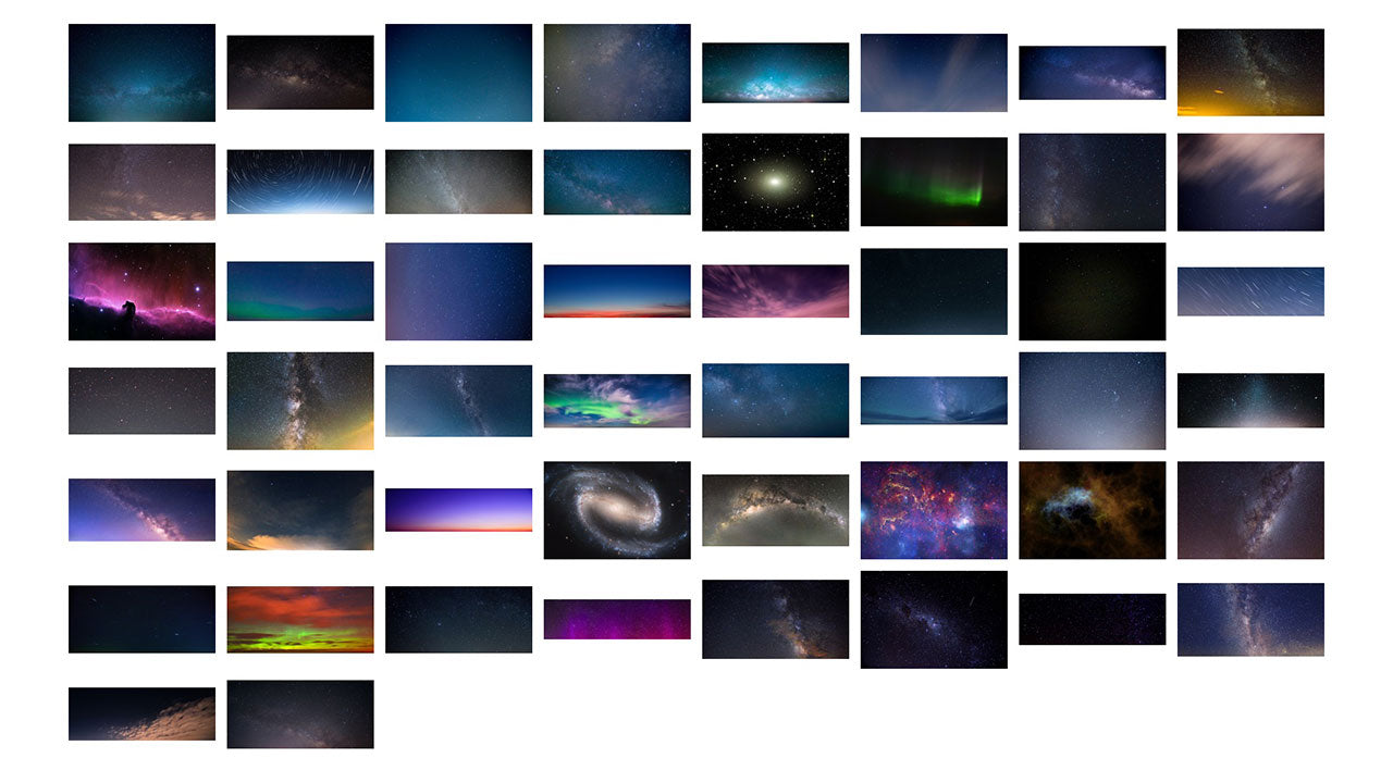 Night Sky Overlays