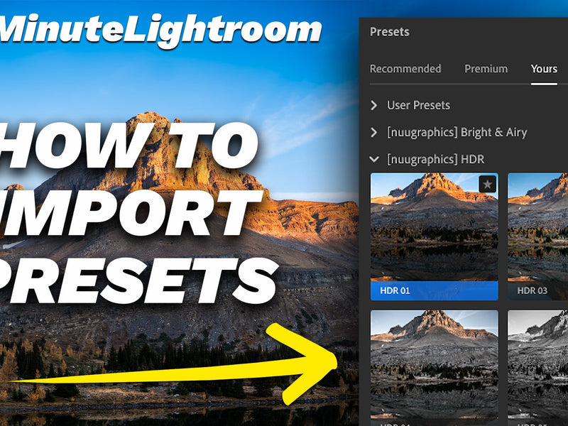 How To Install Lightroom Presets Quickly & Easily