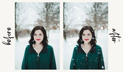 Snow Overlays - For Photoshop & More