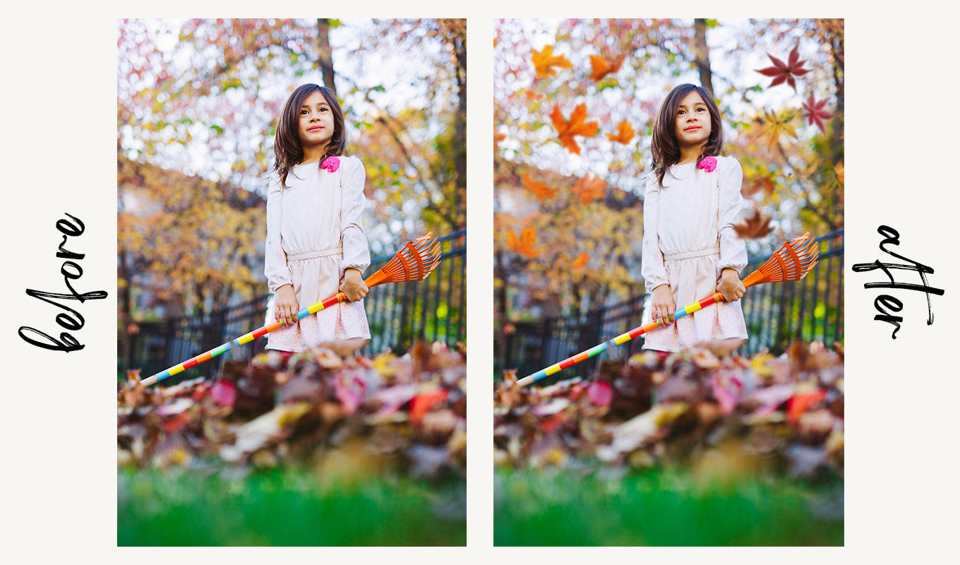 Autumn Leaf Overlays - For Photoshop & More