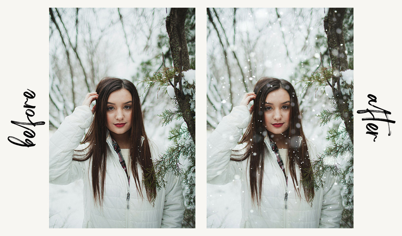 Snow Overlays - For Photoshop & More