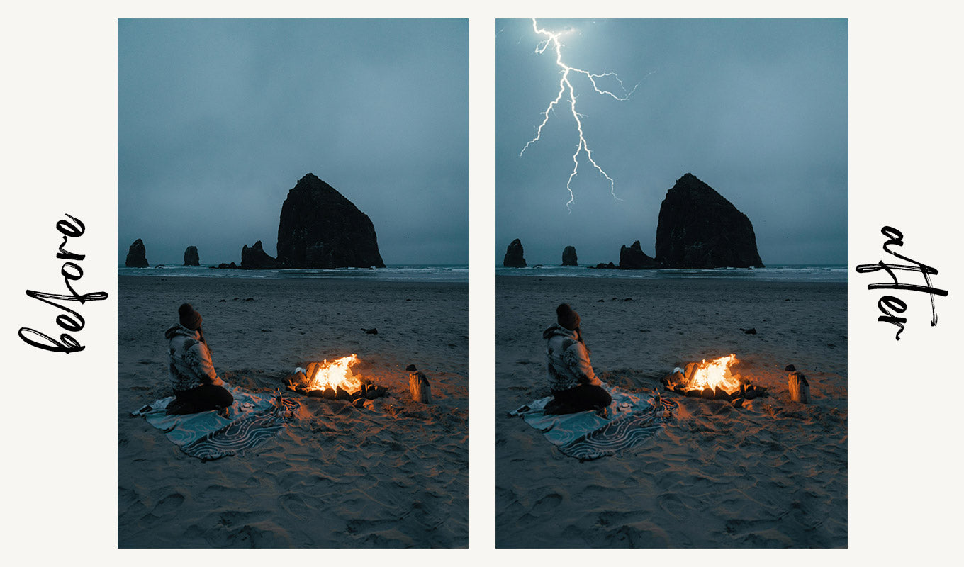 Lightning Overlays - For Photoshop & More