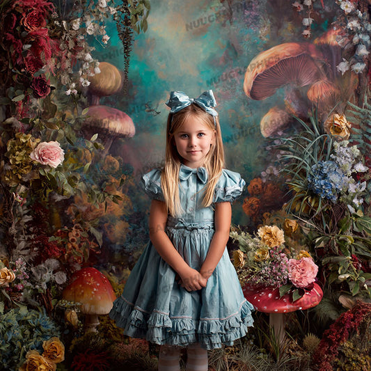 Alice in Wonderland - Digital Backdrop