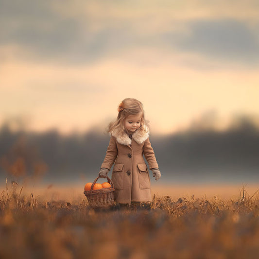 Autumn Field - Digital Backdrop