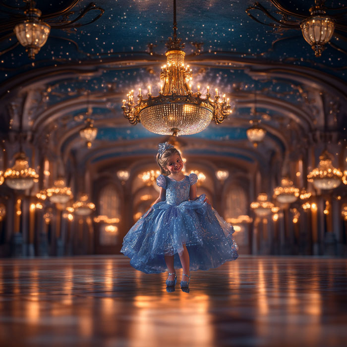 Cinderella - Digital Backdrop