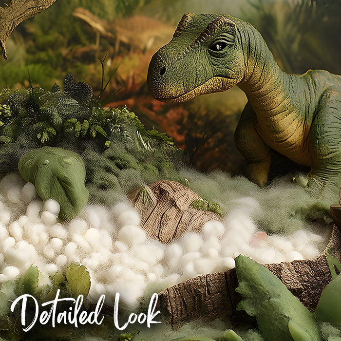 Curious Dinosaur - Newborn Digital Backdrop