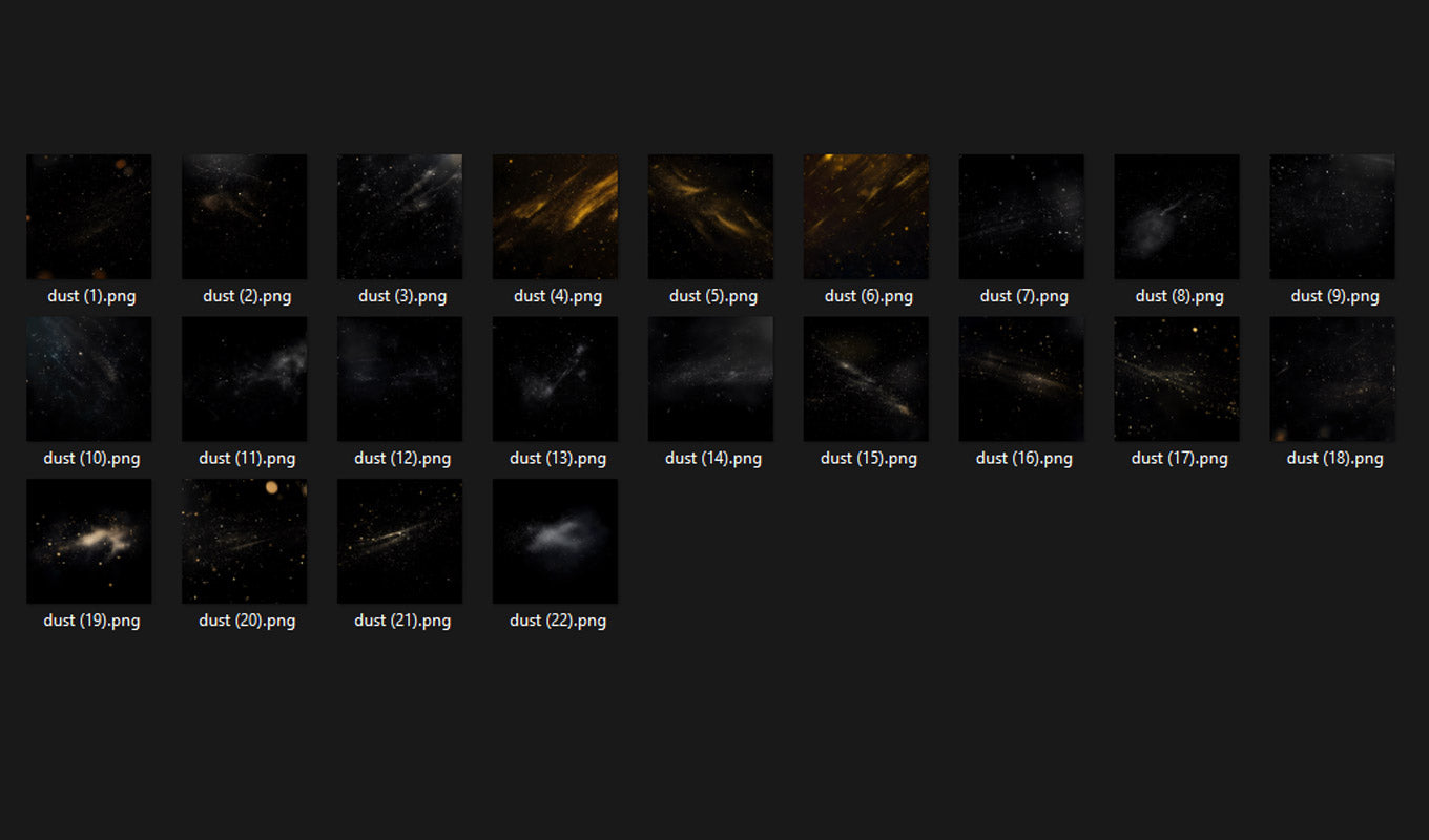 Dust Overlays - For Photoshop & More