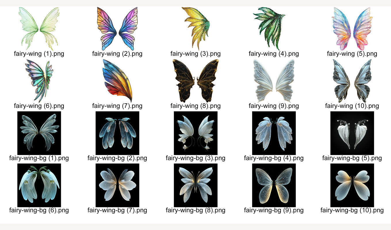 Fairy Wing Overlays - For Photoshop & More