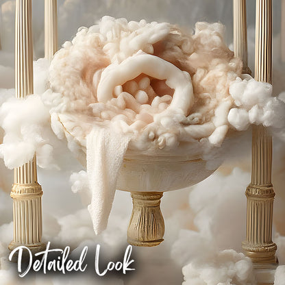 Heavenly Greek Throne – Newborn Digital Backdrop