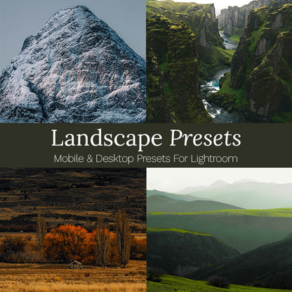 Landscape Presets - For Lightroom