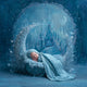 Frozen Moon – Newborn Digital Backdrop Face Insert