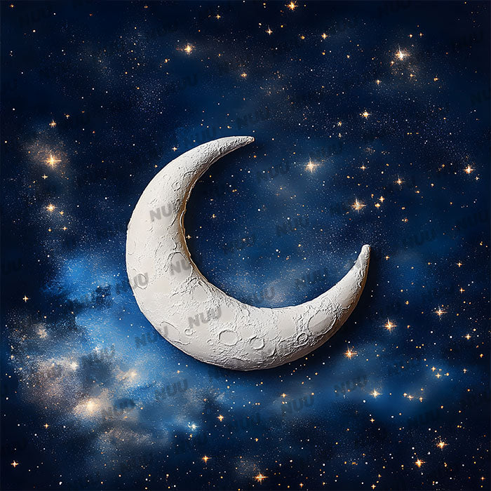 Crescent Moon - Newborn Digital Backdrop