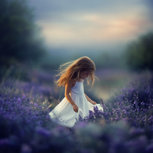 Heather Field - Digital Backdrop