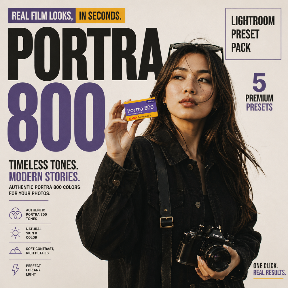 Kodak Portra 800 - Presets for Lightroom