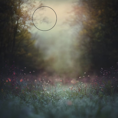 Mystical Grassy Field - Digital Backdrop