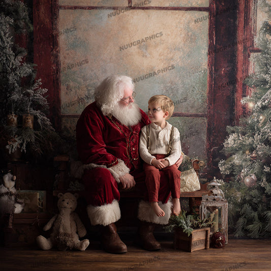 Santa's Lap - Digital Backdrop
