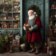 Standing Santa - Digital Backdrop