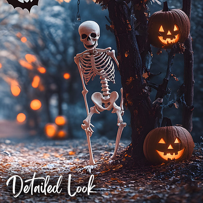 Spooky Skeleton Forest - Digital Backdrop