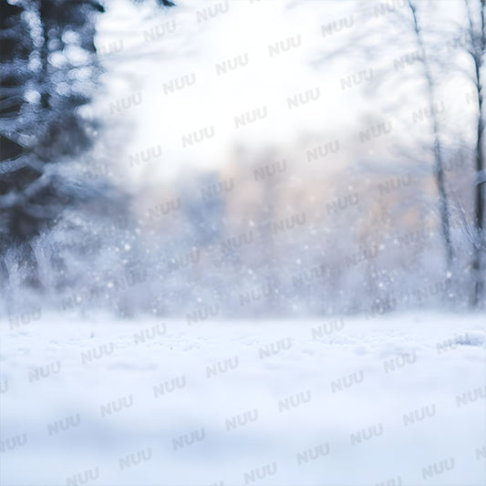 Snowy Field - Digital Backdrop