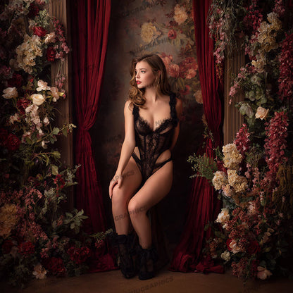 Romantic Floral – Digital Backdrop
