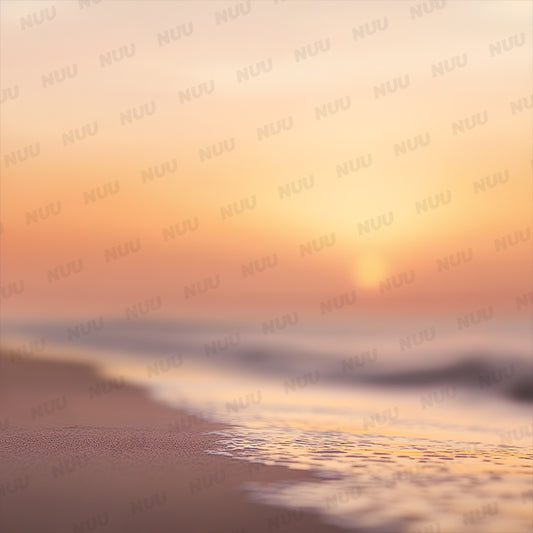 Sunset Beach - Digital Backdrop