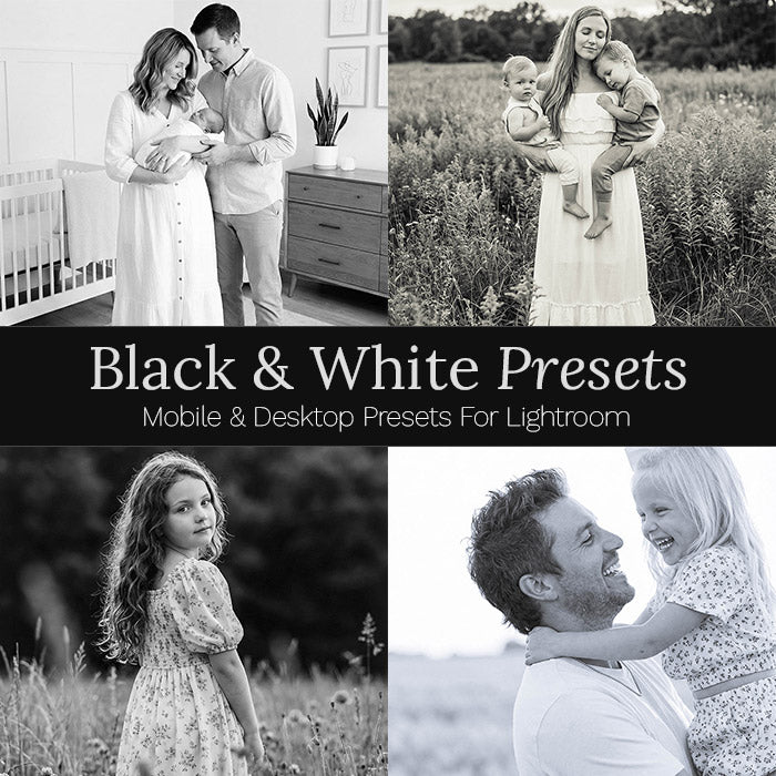 Black & White Presets - For Lightroom