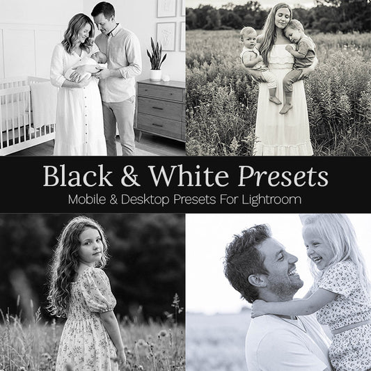 Black & White Presets - For Lightroom