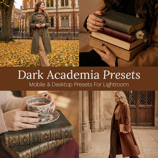Dark Academia Presets - For Lightroom