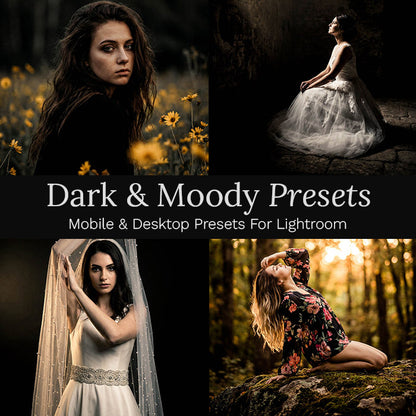 Dark & Moody Presets - For Lightroom