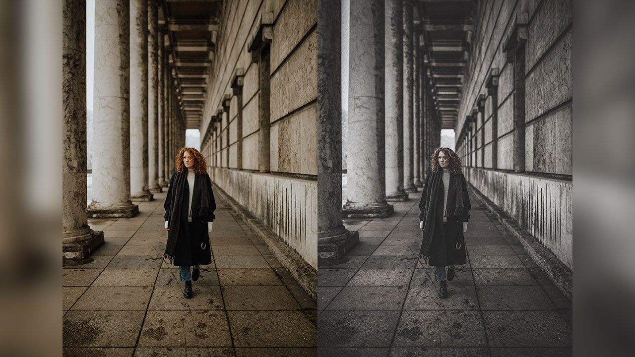 desaturated film presets example