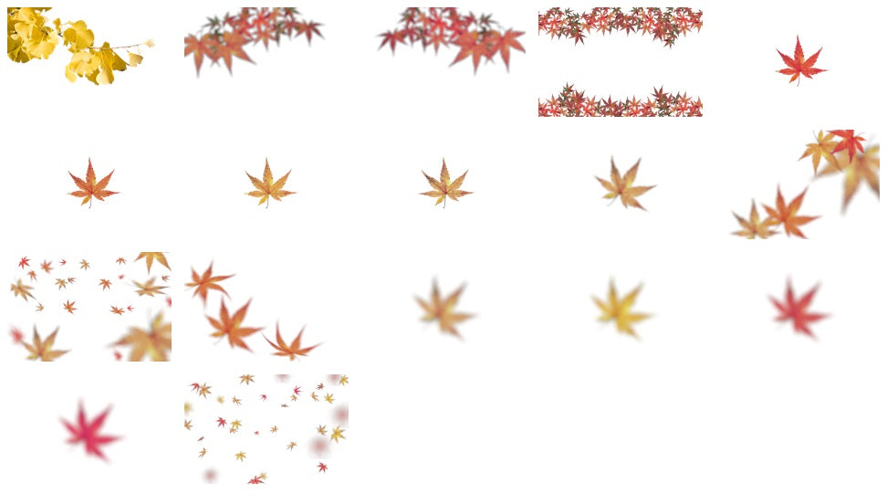 Autumn Leaf Overlays